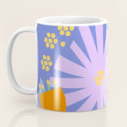 Violet and yellow flowers Coffee Mug Gallery Image 3