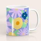 Violet and yellow flowers Coffee Mug Gallery Image 1