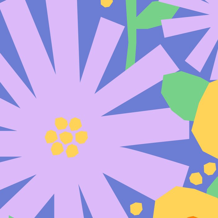 Violet and yellow flowers Coffee Mug Gallery Image 2