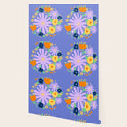 Violet and yellow flowers Wallpaper Gallery Image 2