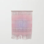 Trust The Process Gradient Lavender & Pink Wall Hanging Gallery Image 1