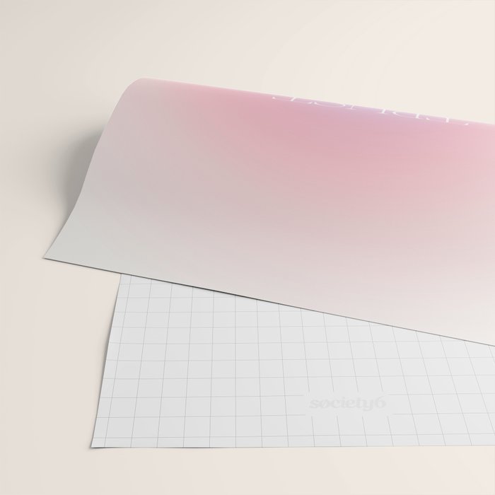 Trust The Process Gradient Lavender & Pink Wrapping Paper Gallery Image 2