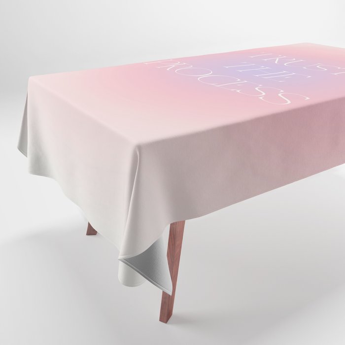 Trust The Process Gradient Lavender & Pink Tablecloth