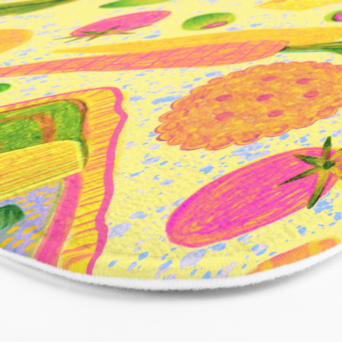 Kitchen Snacks & Apps in Butter Yellow Bath Mat Gallery Image 3