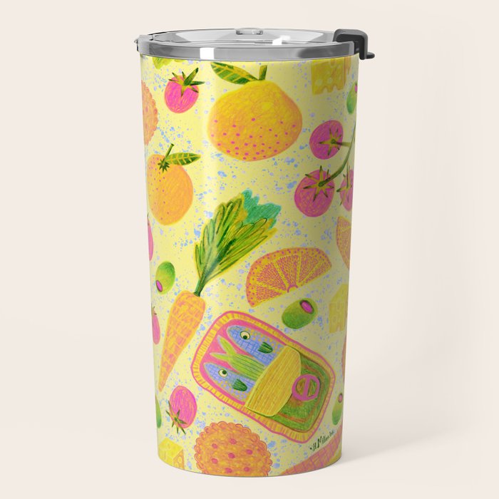 Kitchen Snacks & Apps in Butter Yellow Travel Mug Gallery Image 2