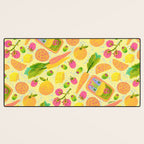 Kitchen Snacks & Apps in Butter Yellow Desk Mat Gallery Image 3