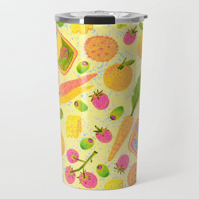 Kitchen Snacks & Apps in Butter Yellow Travel Mug Gallery Image 1