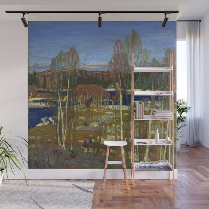 Tom Thomson Larry Dickson's Cabin 1917 Canadian Landscape Artist Wall Mural Gallery Image 1