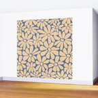 Retro Floral - Indigo  Wall Mural Gallery Image 2