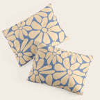 Retro Floral - Indigo  Pillow Sham Gallery Image 3