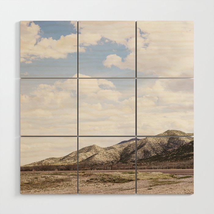 West Texas Roads x Texas Landscape Photography Wood Wall Art Gallery Image 1
