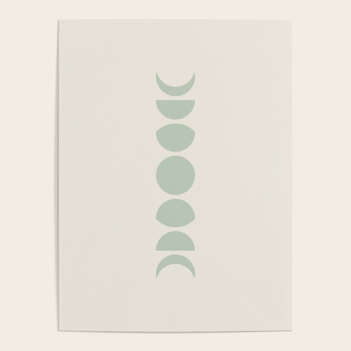 Minimal Moon Phases XI Poster Gallery Image 4