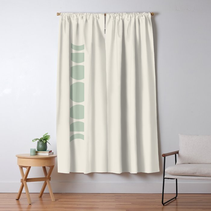 Minimal Moon Phases XI Window Curtain Gallery Image 5