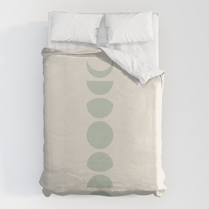 Minimal Moon Phases XI Duvet Cover Gallery Image 1