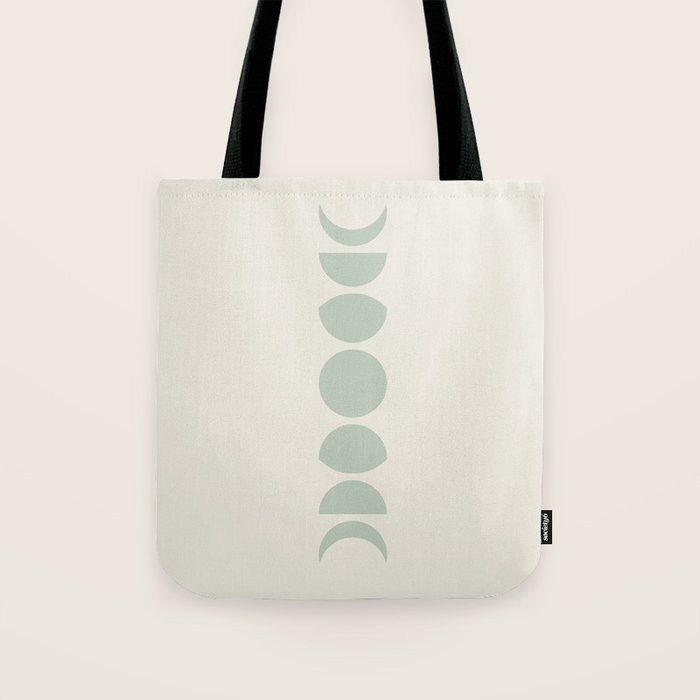 Minimal Moon Phases XI Tote Bag Gallery Image 1