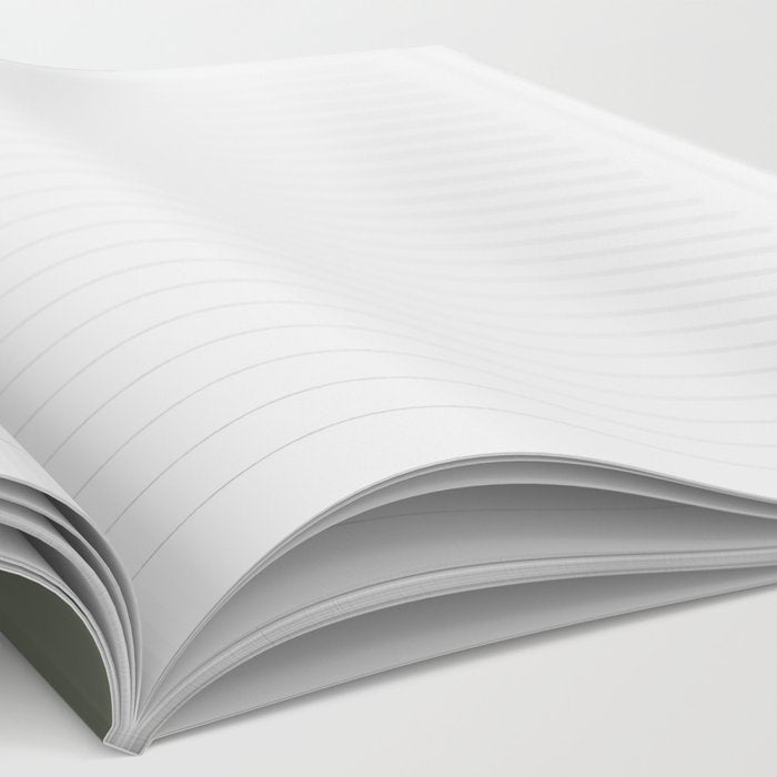 Soft Geometrics Minimalist Mid-century Geo Pattern in Sage Green and Apricot Notebook Gallery Image 2