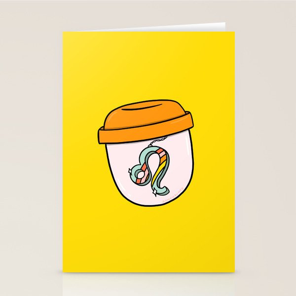 Leo Keychain Stationery Card Gallery Image 2