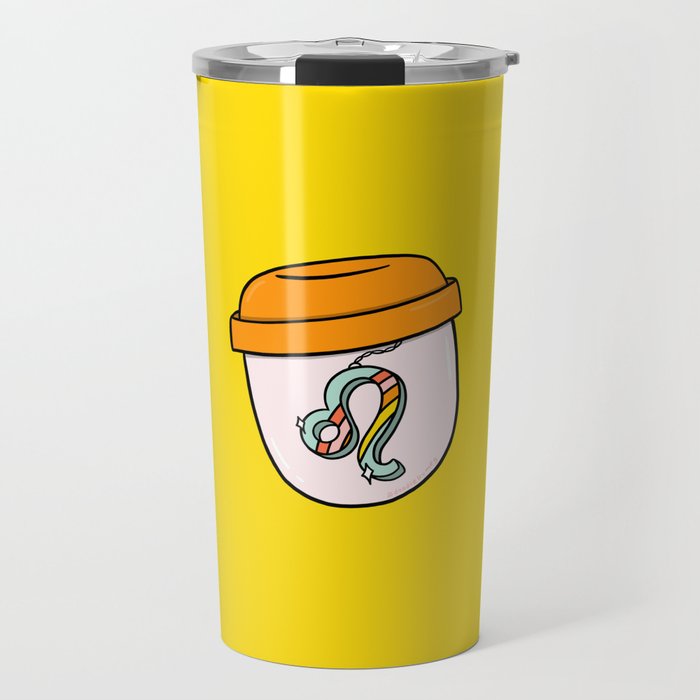 Leo Keychain Travel Mug Gallery Image 1