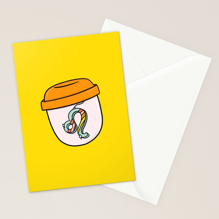 Leo Keychain Stationery Card Gallery Image 2