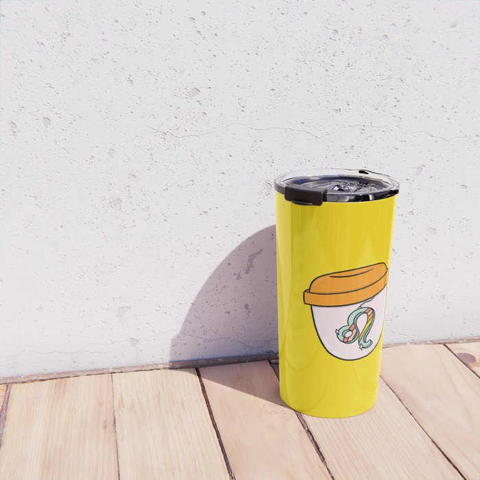 Leo Keychain Travel Mug Gallery Image 4