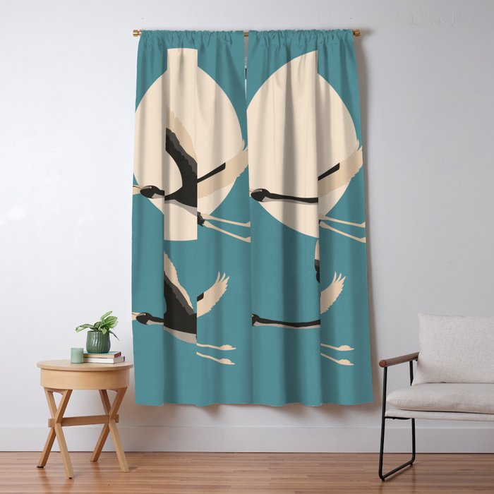 Soaring Harmony 4 Window Curtain Gallery Image 1