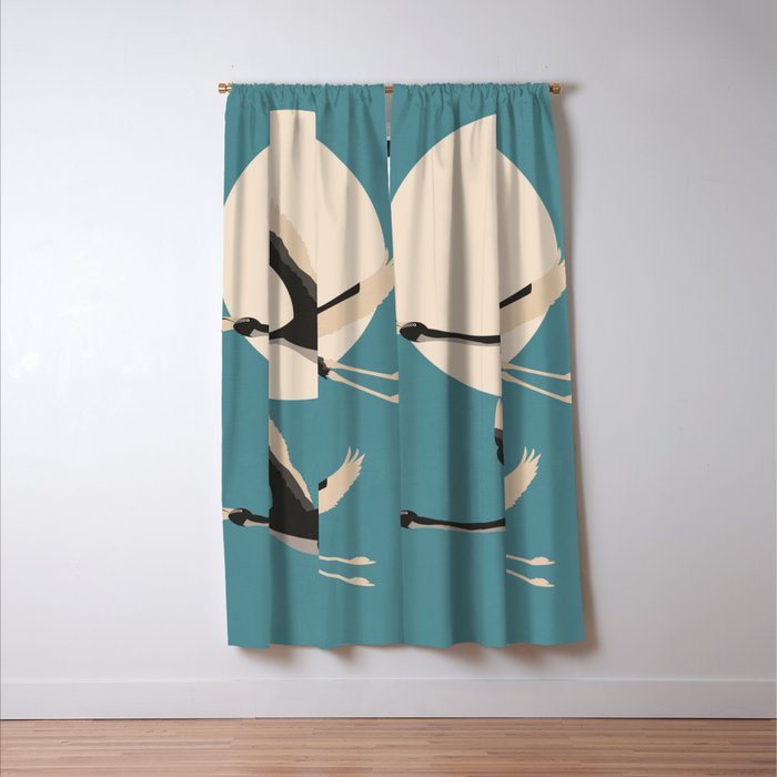 Soaring Harmony 4 Window Curtain Gallery Image 3