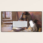 The Nativity By Gari Melchers Desk Mat Gallery Image 1