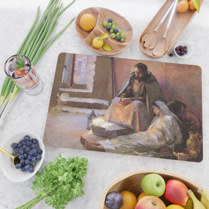 The Nativity By Gari Melchers Cutting Board Gallery Image 2