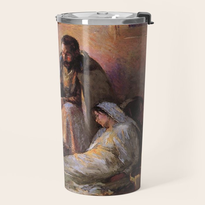 The Nativity By Gari Melchers Travel Mug Gallery Image 2