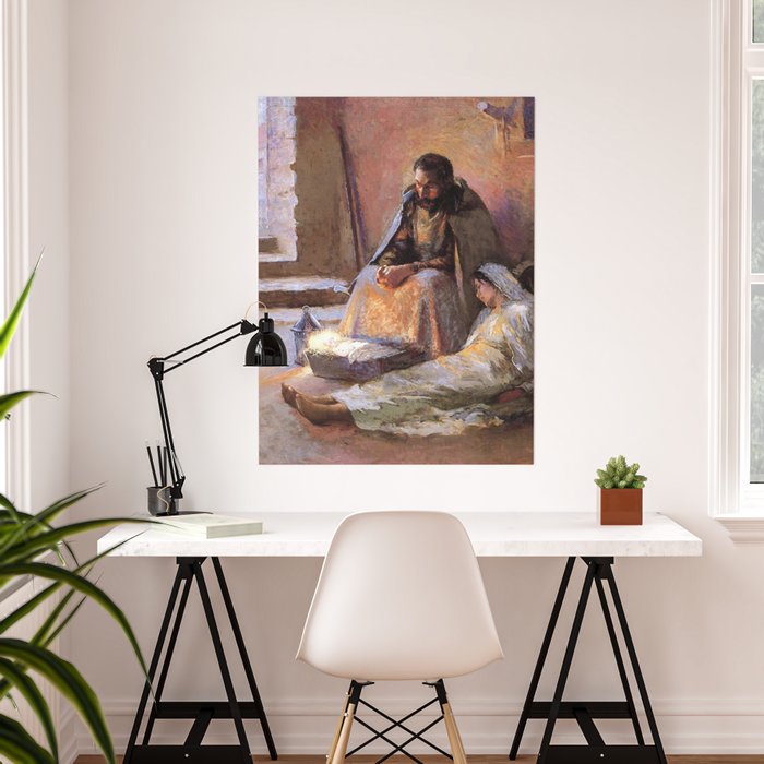 The Nativity By Gari Melchers Poster Gallery Image 2