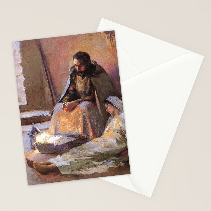 The Nativity By Gari Melchers Stationery Card Gallery Image 2