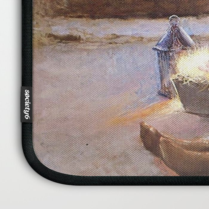 The Nativity By Gari Melchers Laptop Sleeve Gallery Image 3
