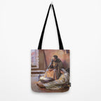 The Nativity By Gari Melchers Tote Bag Gallery Image 2