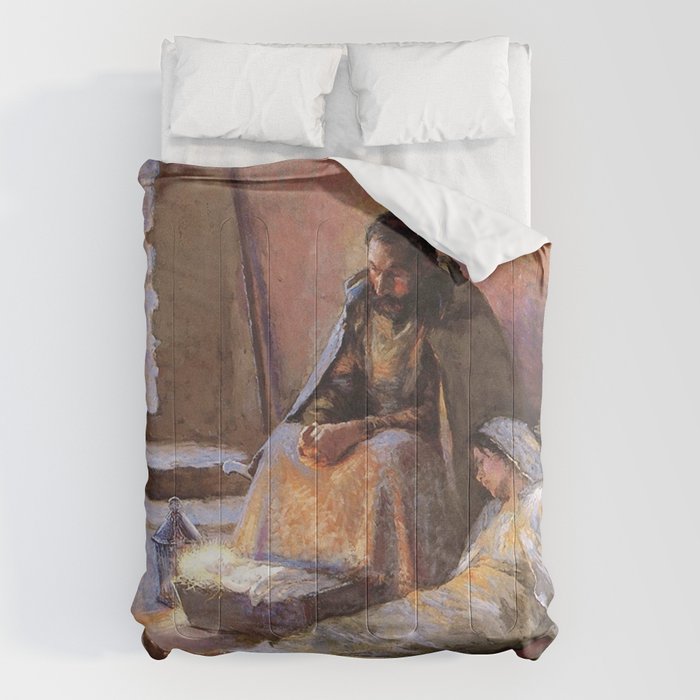 The Nativity By Gari Melchers Comforter Gallery Image 1