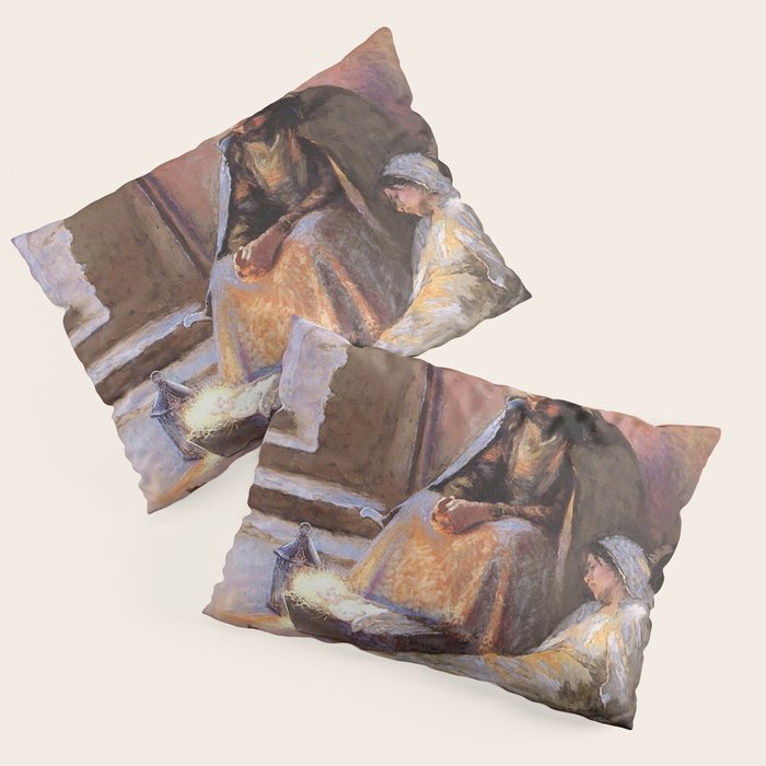 The Nativity By Gari Melchers Pillow Sham Gallery Image 1