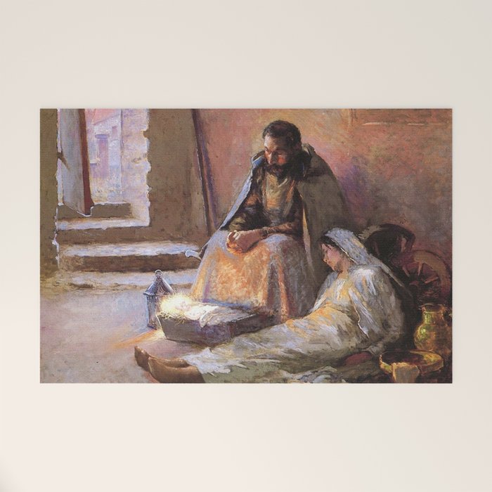 The Nativity By Gari Melchers Welcome Mat Gallery Image 1