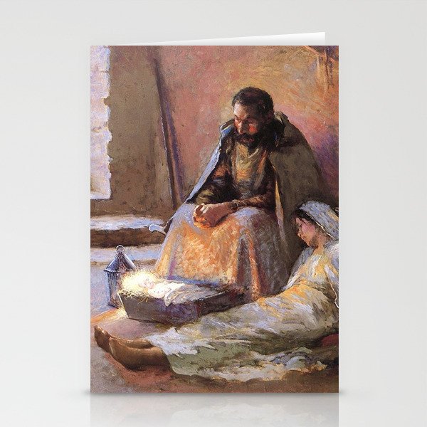 The Nativity By Gari Melchers Stationery Card Gallery Image 2