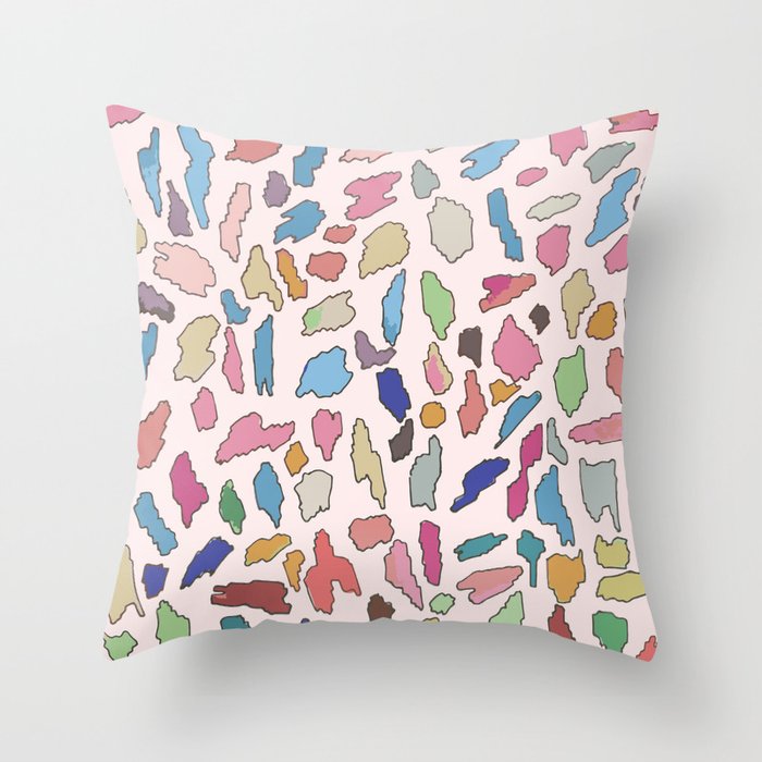 Colorform Throw Pillow Gallery Image 1