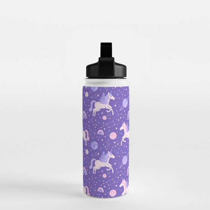 Space Unicorns Water Bottle Gallery Image 2