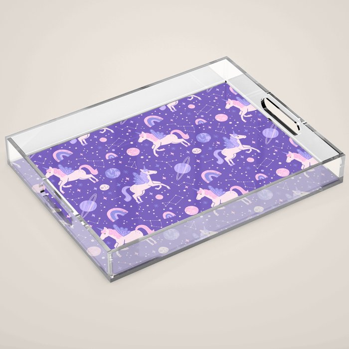 Space Unicorns Acrylic Tray Gallery Image 1