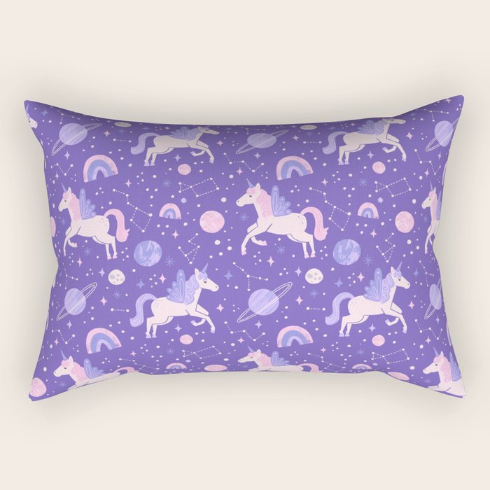 Space Unicorns Rectangular Pillow Gallery Image 2