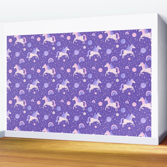 Space Unicorns Wall Mural Gallery Image 2