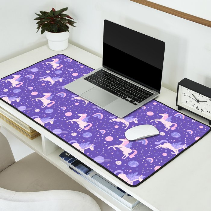 Space Unicorns Desk Mat Gallery Image 2