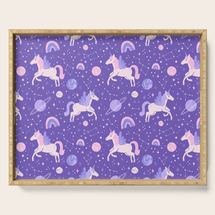 Space Unicorns Serving Tray Gallery Image 1