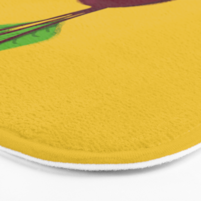 Beet's drum beat Bath Mat Gallery Image 3