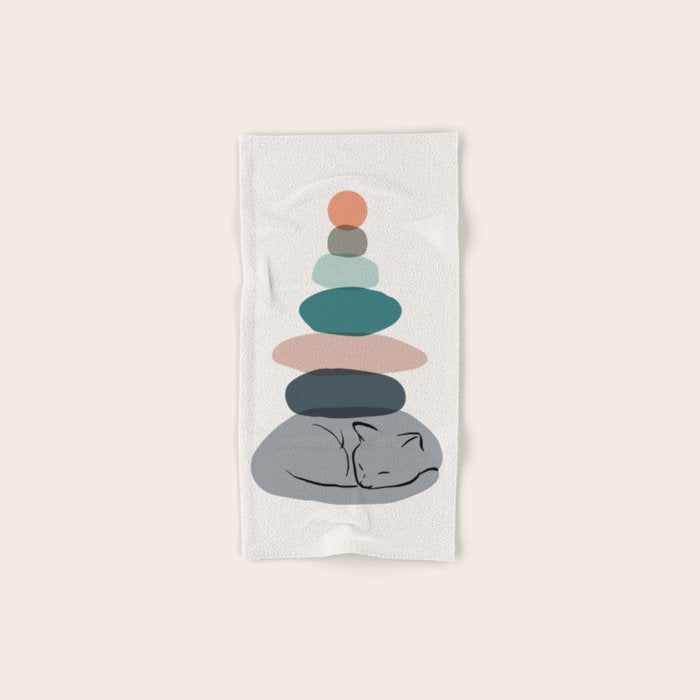 Cat Landscape 58 Bath Towel Gallery Image 1