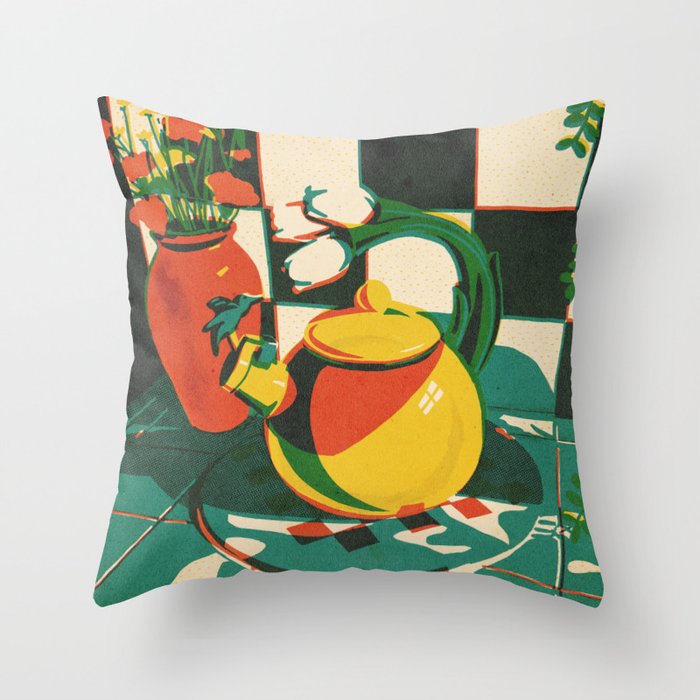 Teatime Throw Pillow Gallery Image 6