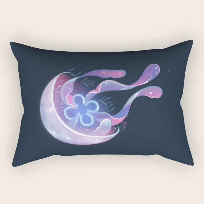 Moon jelly Rectangular Pillow Gallery Image 2