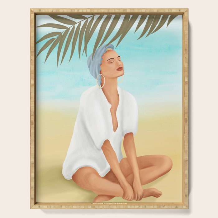 Summertime II Serving Tray Gallery Image 1