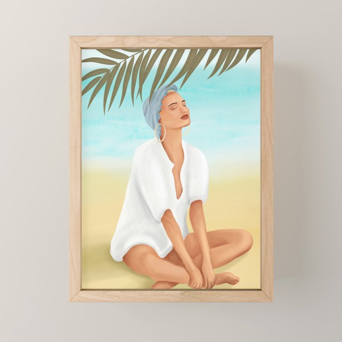 Summertime II Mini Art Print Gallery Image 1